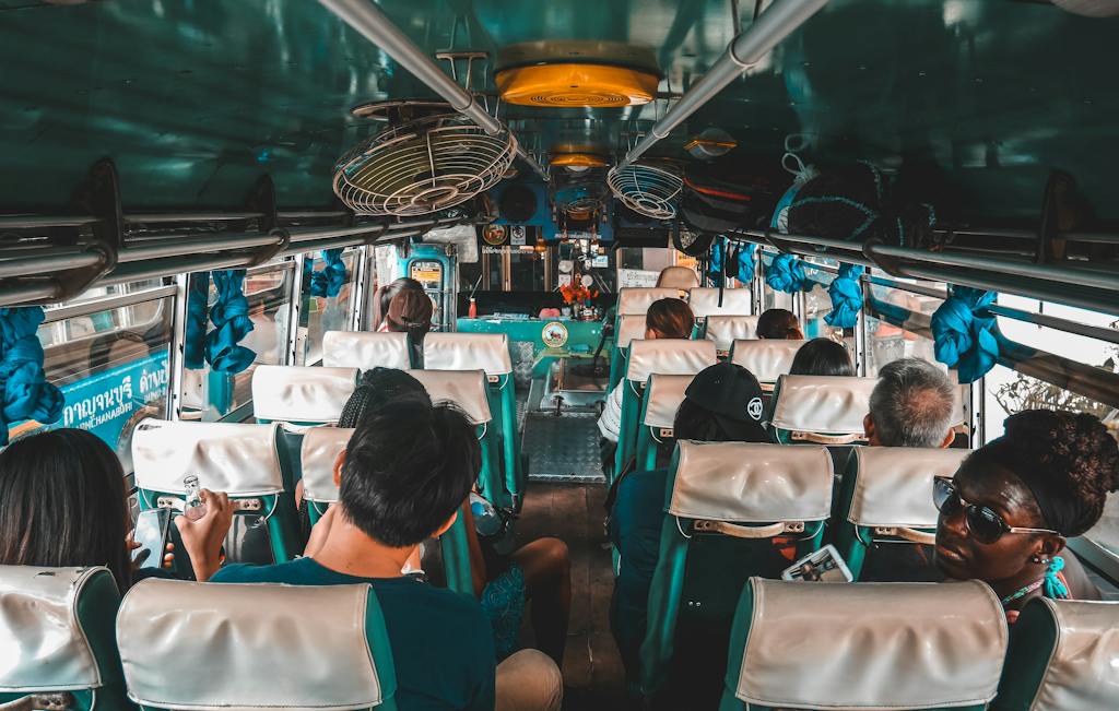 People Sitting Inside Bus